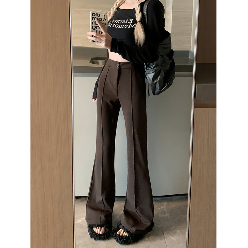 joker costume female outfit Autumn Casual Pants Suit Pants Women's Micro Horn Slimming Slim Mop Pants