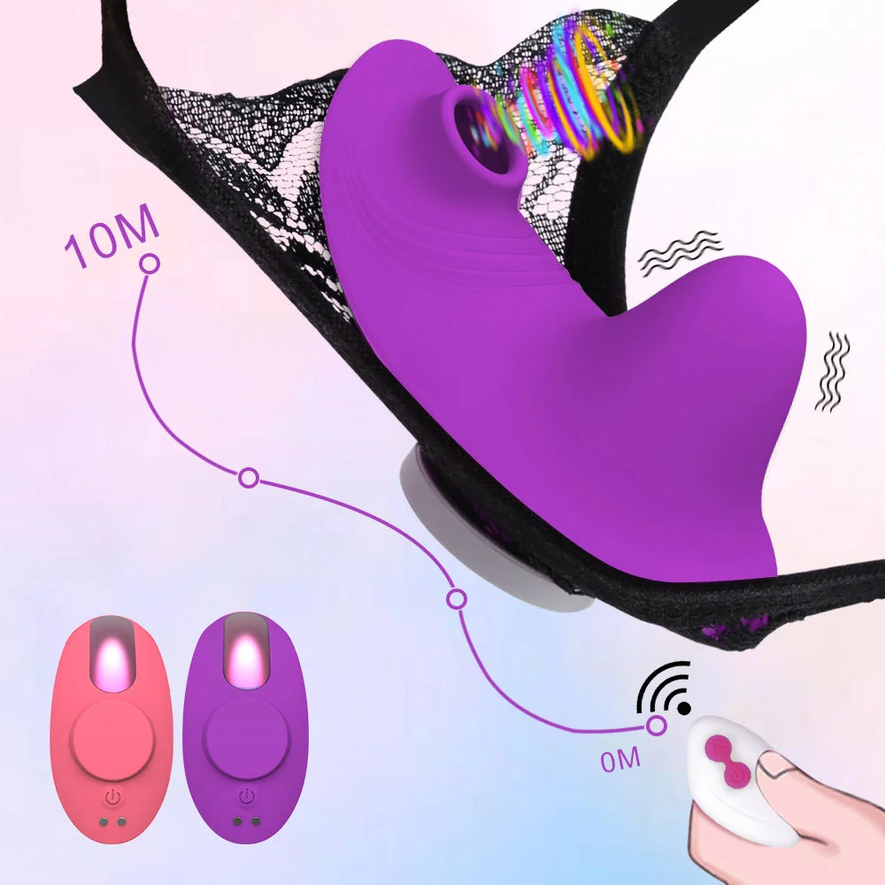 App Control Invisible Wearable Sucking Panty Vibrator Rosetoy Official