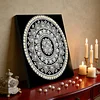 DIY Pearl Painting Mandala for Home Wall Decor with Frame(25x25cm)