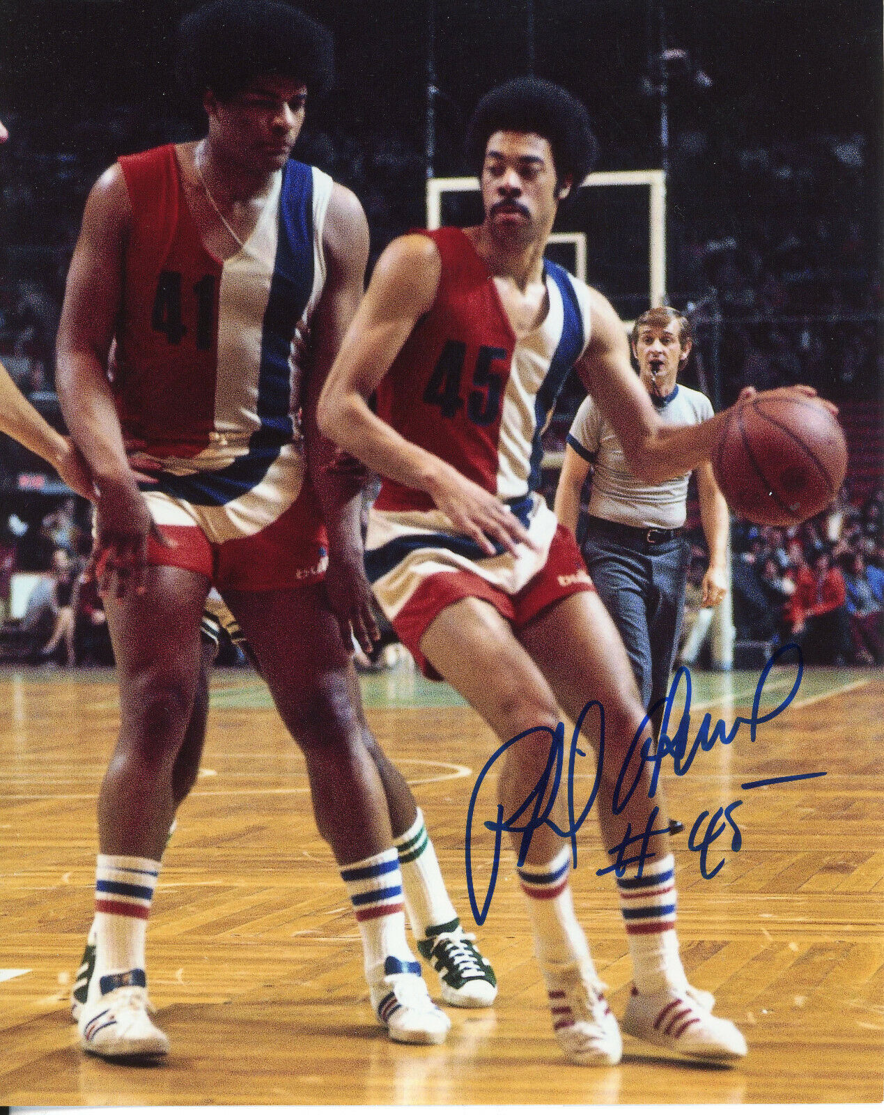 Phil Chenier Autographed 8x10 Washington Bullets#S1420