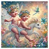 Diamond Painting-DIY Crystal Rhinestone Angel Baby
