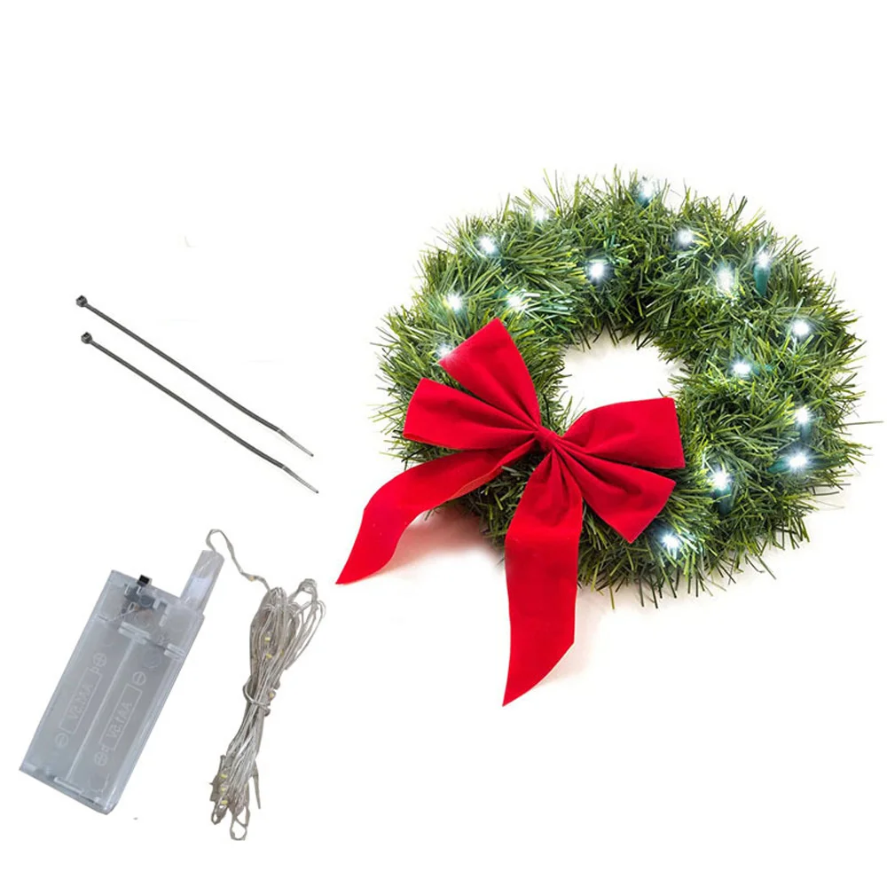 Clayflame Exquisite Christmas car decoration with lights