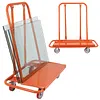 [US Local Warehouse] Heavy Duty Drywall Sheet Cart Panel Dolly Wooden Board Trolley Flatbed Handcart