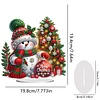 Diamond Painting Acrylic Christmas Atmosphere Snowman Desktop Kit Tabletop Decor