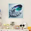 Feather Aurora-11CT Stamped Cross Stitch 45*45cm/17.72*17.72in tapestrymarket