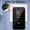 4-in-1 Portable Carbon Monoxide Alarm with Digital Display Plug-in Carbon Monoxide Detector Temperature and Humidity Monitor for Travel Home Hotel Camping RV