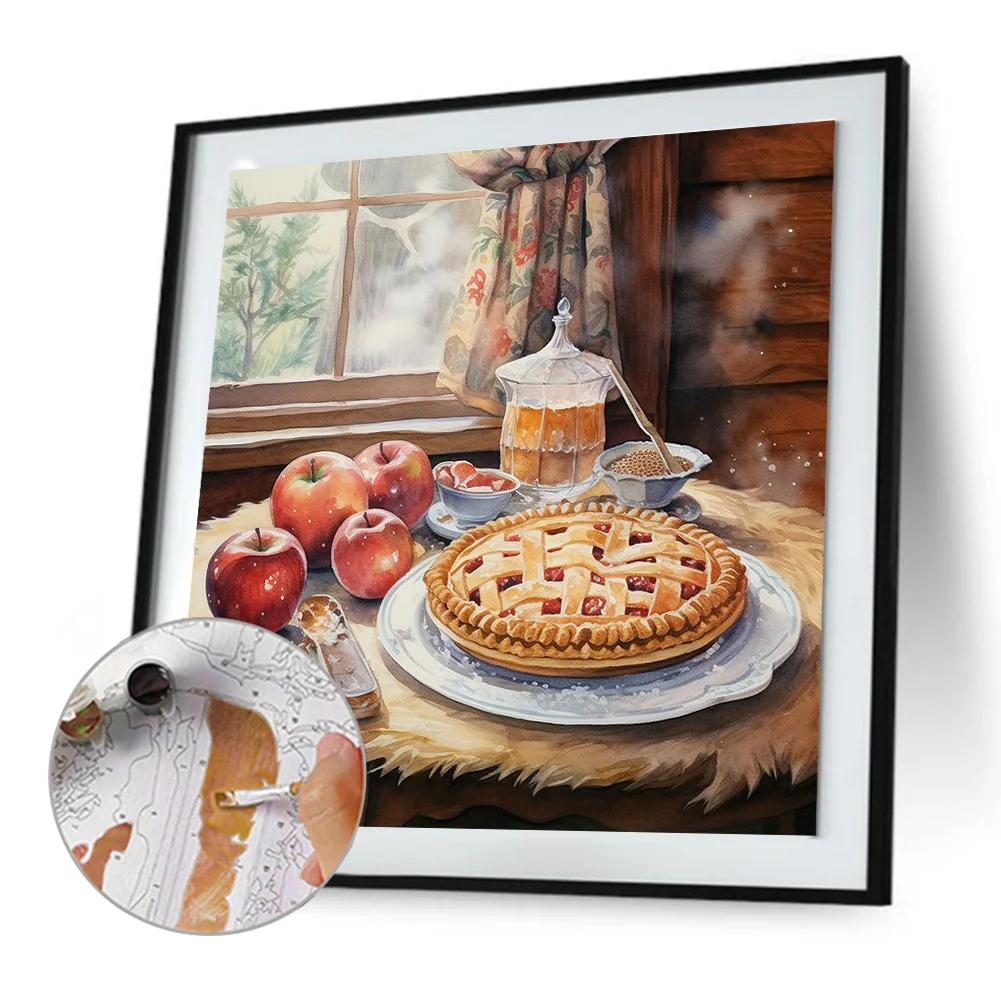 DIY Paint By Number 40*40cm - Dining Table