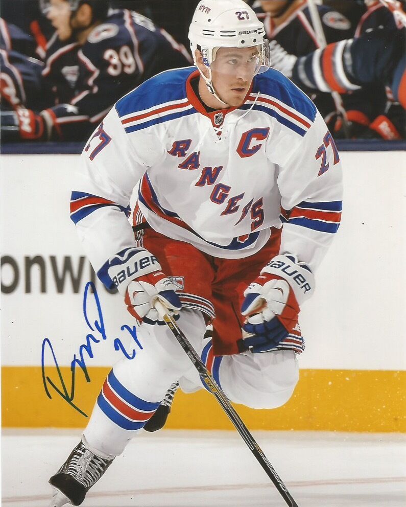 New York Rangers Ryan McDonagh Autographed Signed 8x10 NHL Photo Poster painting COA D