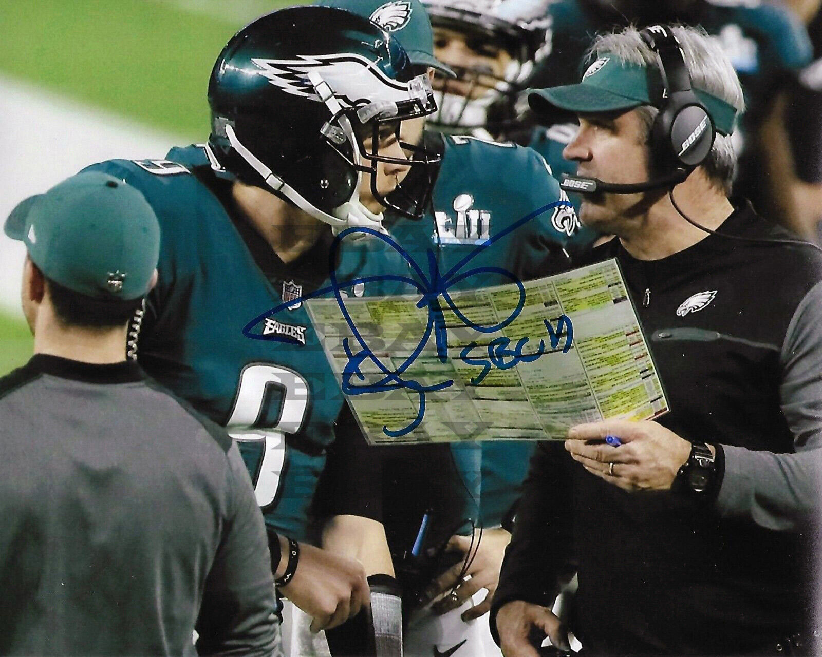 DOUG PEDERSON PHILADELPHIA EAGLES Signed 8x10 autographed Photo Poster painting Reprint