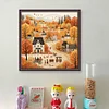 Autumn Town-14CT Counted Cross Stitch 40*40cm/15.75*15.75in