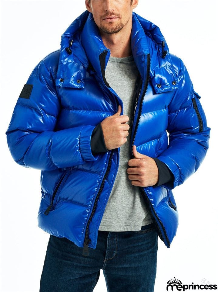 Casual Trendy Thermal Men's Bubble Coat