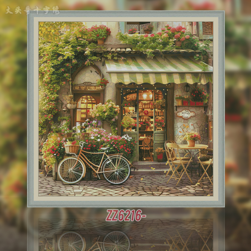 [ZZ6216-Neighborhood Flower Shop] Painting Fairy Cross Stitch