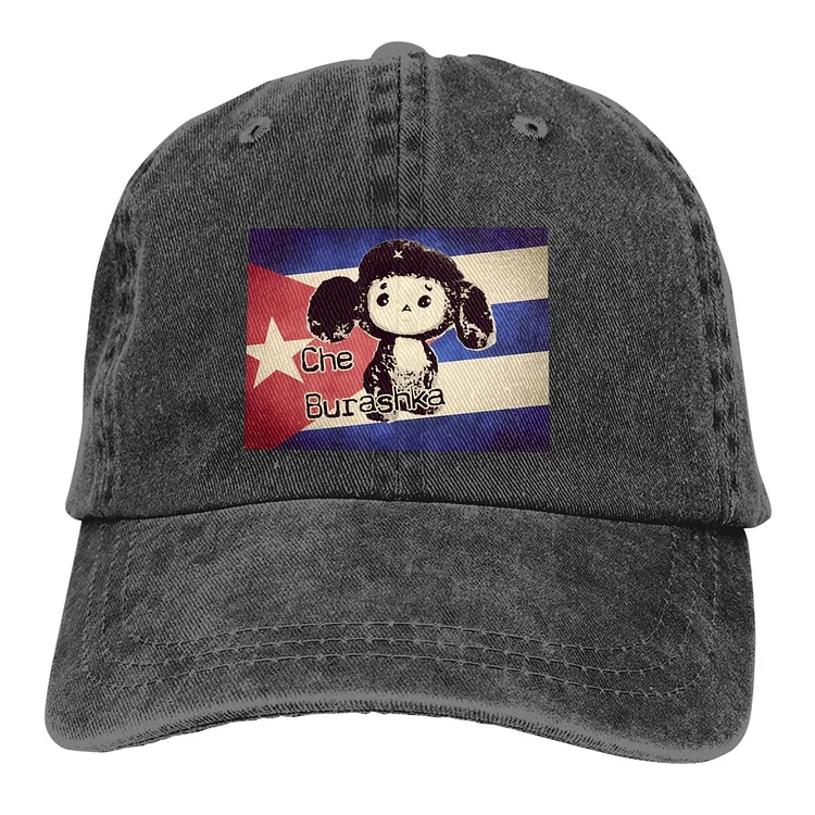 Summer Cap Sun Visor Classic Hip Hop Caps Cheburashka Che Burashka Gena Russian Cartoon Cowboy Hat Peaked Hats