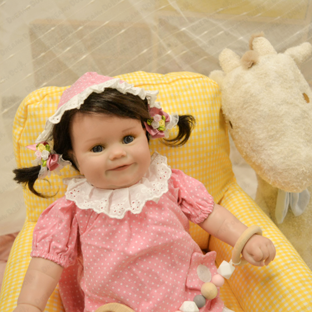 [Heartbeat & Sound] 20 Inches Realistic Cute Baby Doll with name Dara