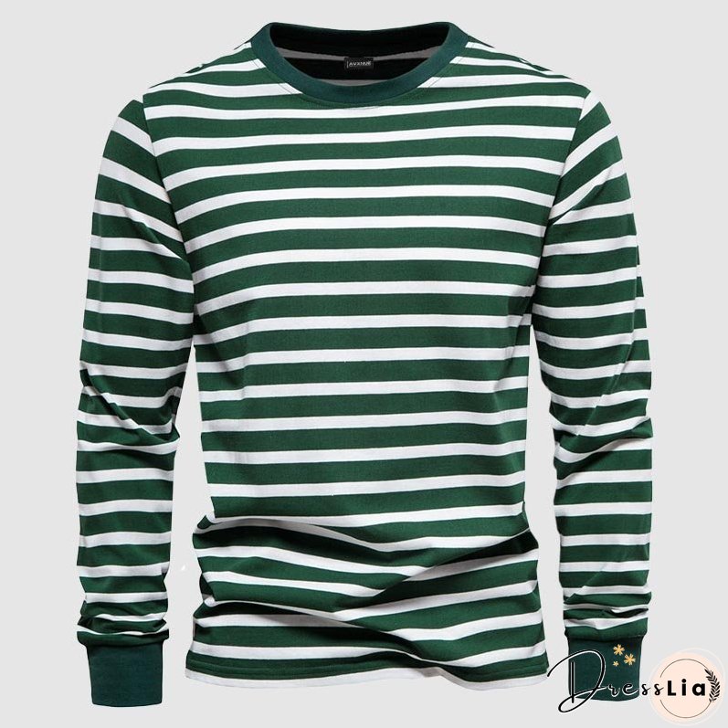 Frank Hardy Premium Striped Cotton Sweatshirt