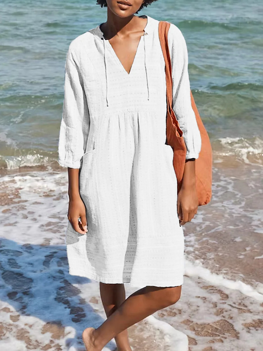 Jacquard Cotton Midi DRESS mysite James Yang
