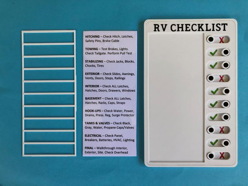 RV Checklist image 2