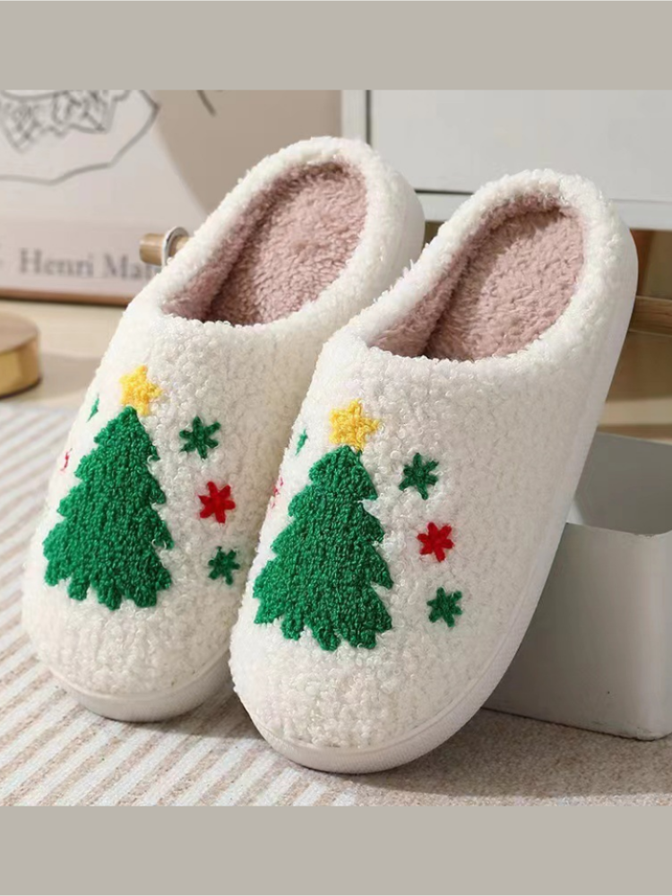 Women's Christmas Tree Slippers