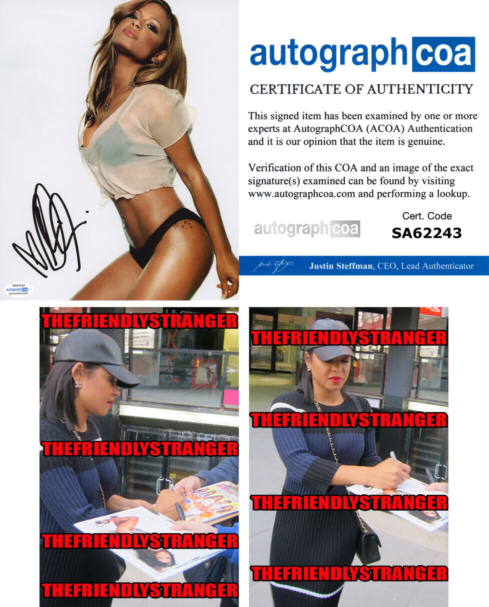 CHRISTINA MILIAN signed Autographed 8X10 Photo Poster painting b PROOF - SEXY Hot ACOA COA