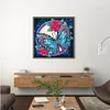 Papillon-Partielle Spéciale Diamant Peinture-30X30CM
