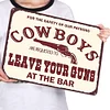 AT THE - Vintage Metal Signs(12*16Inch) - Bar