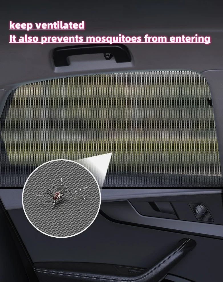 Car anti-mosquito breathable window net