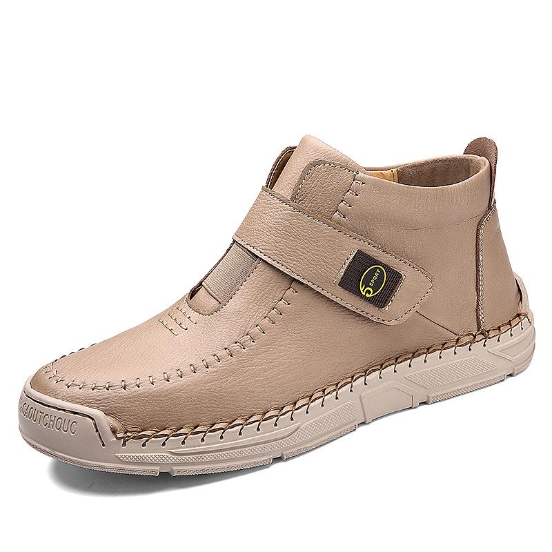 mens velcro strap boots