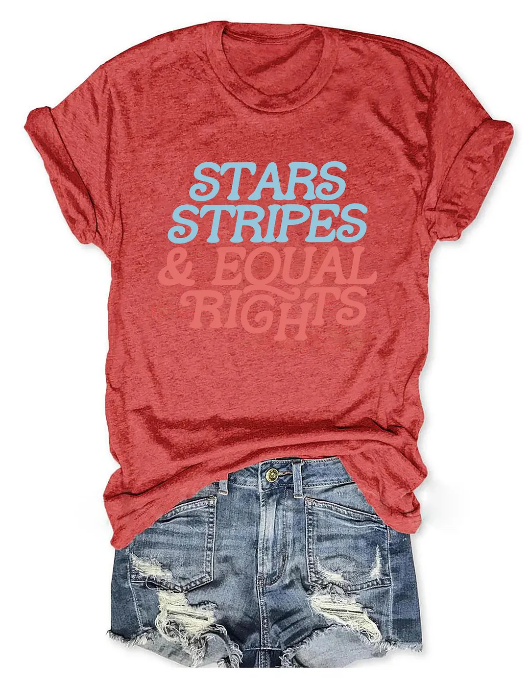 Stars And Stripes Equal Rights T-shirt