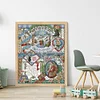 Four Seasons Winter-14CT Stamped Cross Stitch 40*51cm/15.75*20.08in