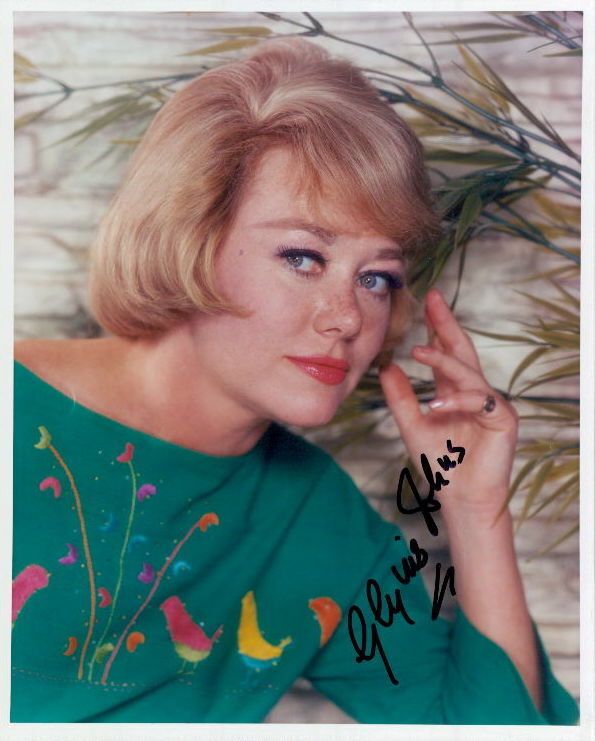 Glynis Johns (Vintage) signed 8x10 Photo Poster painting