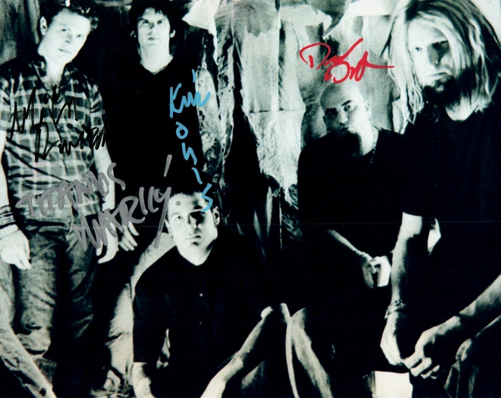 Adema Complete Original Group Signed 8x10 Photo Poster painting Autographed COA Mark Chavez