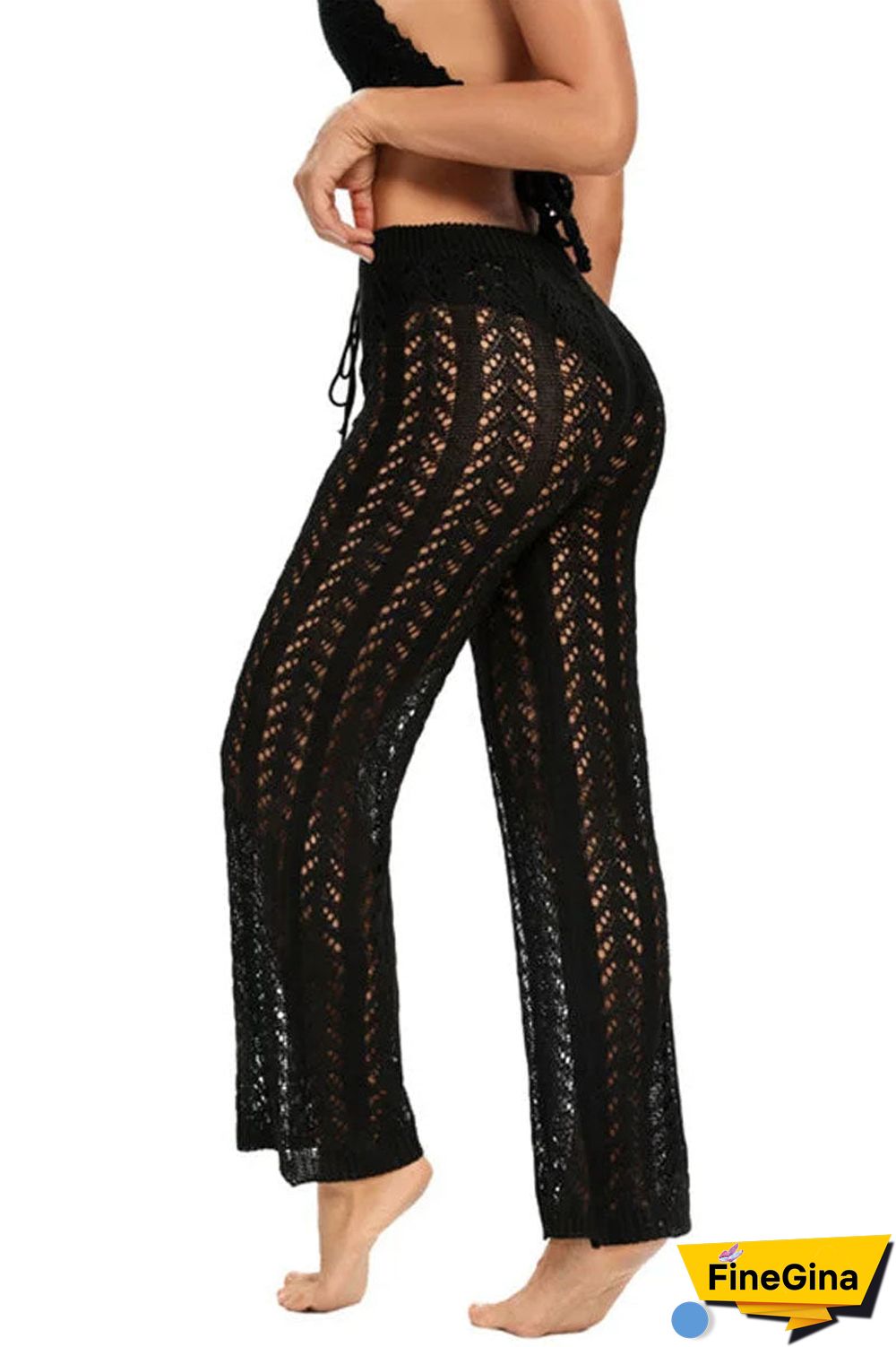 Boho Crochet Trousers