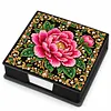 PU 5D Pearl Diamond Painting Kit Note Box DIY Diamond Art Notepad Box with 160 Sheets of Paper (Flower)