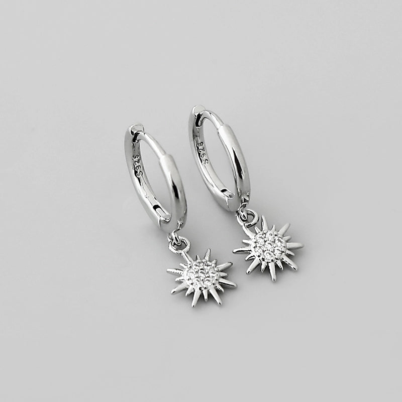 1 Pair Minimalist Geometric Plating Copper Drop Earrings