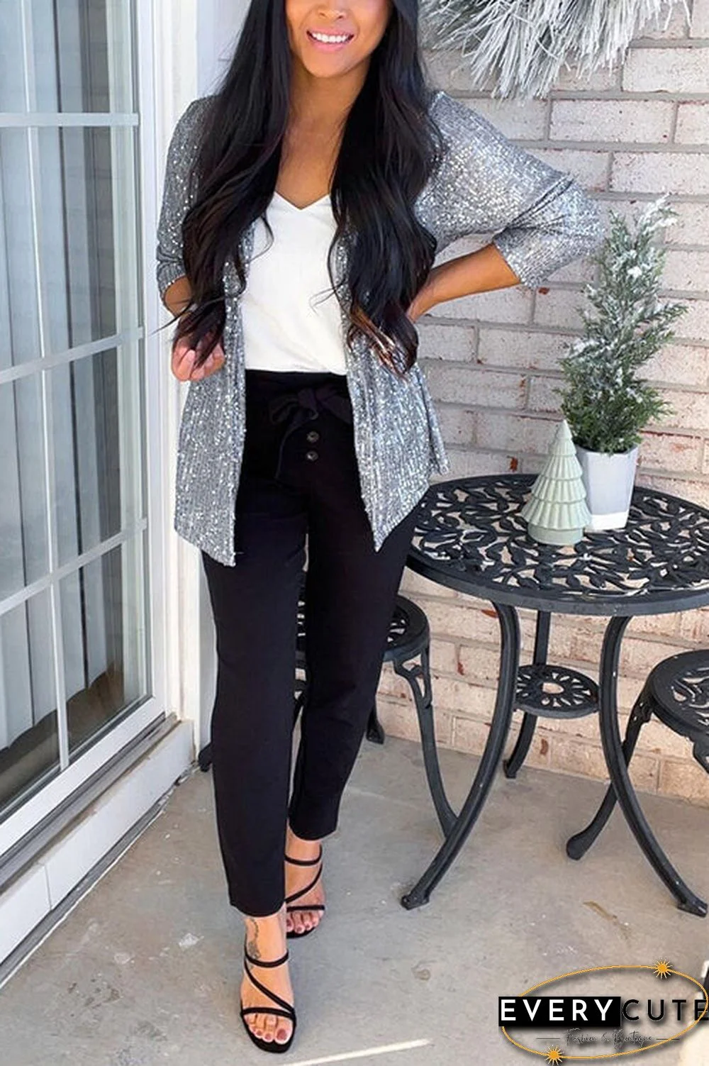 Break The Bank Sequin Blazer