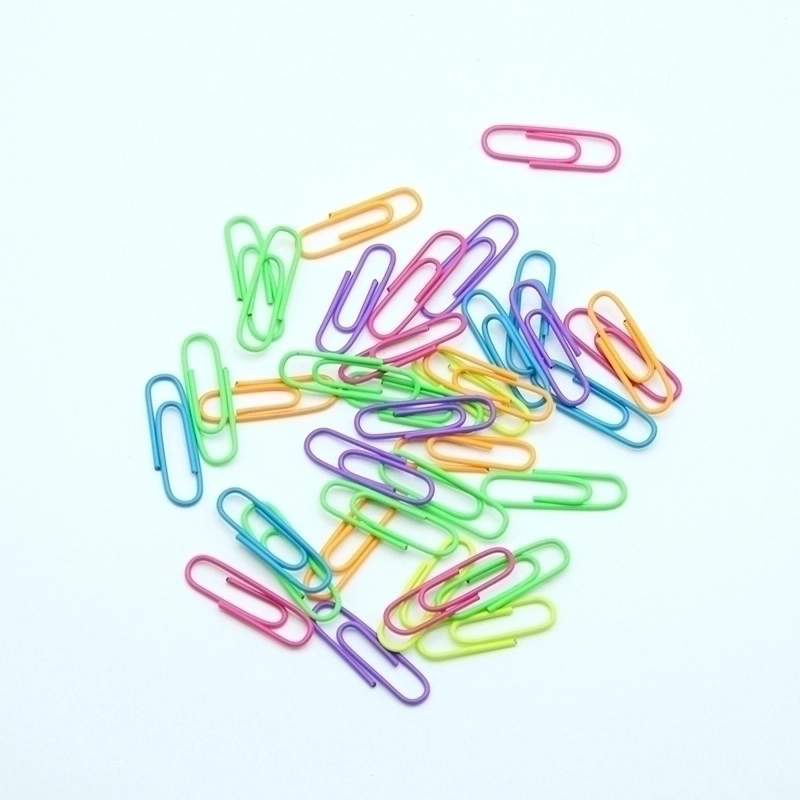 1 Set Solid Color Learning School Carbon Steel Casual Vacation Paper Clip