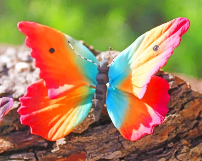 

Rainbow Butterfly – Paint By Numbers - 40*50CM, 501 Original