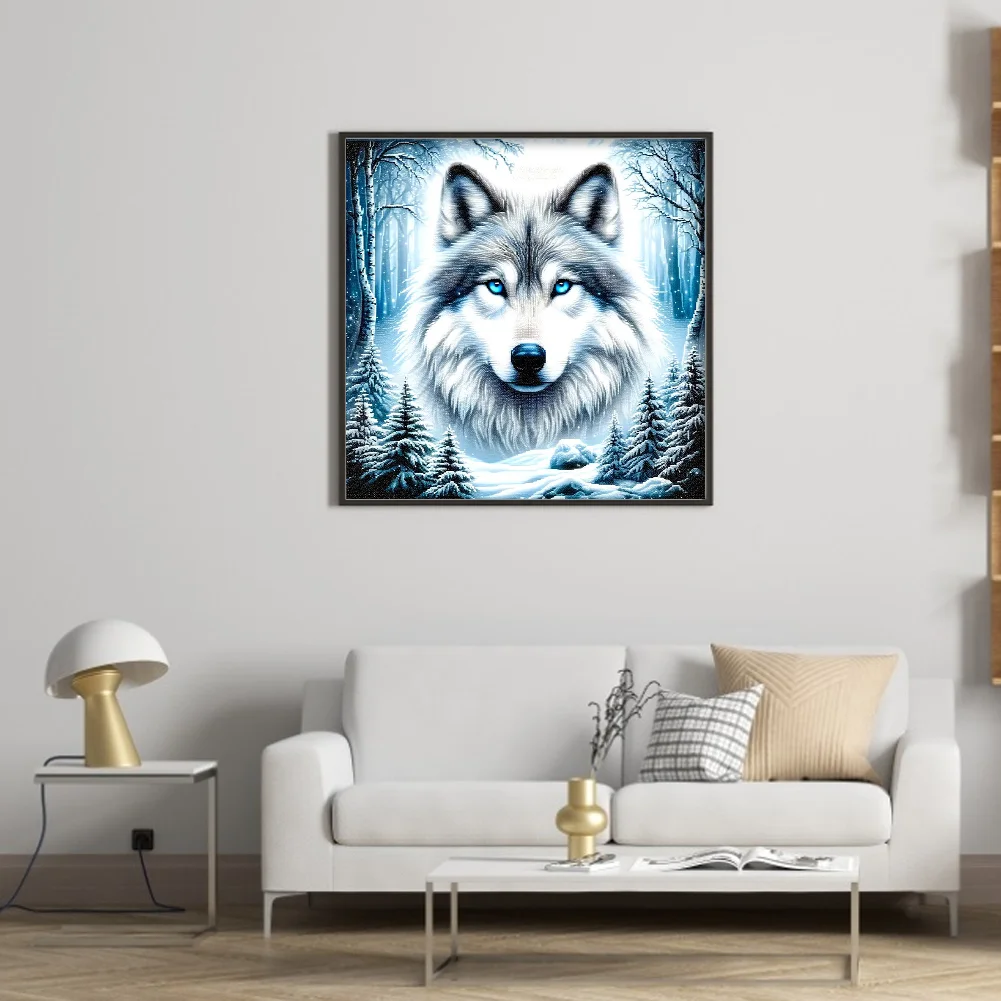 Diamond Painting - Full Round Drill - Wolf(Canvas|40*40cm)