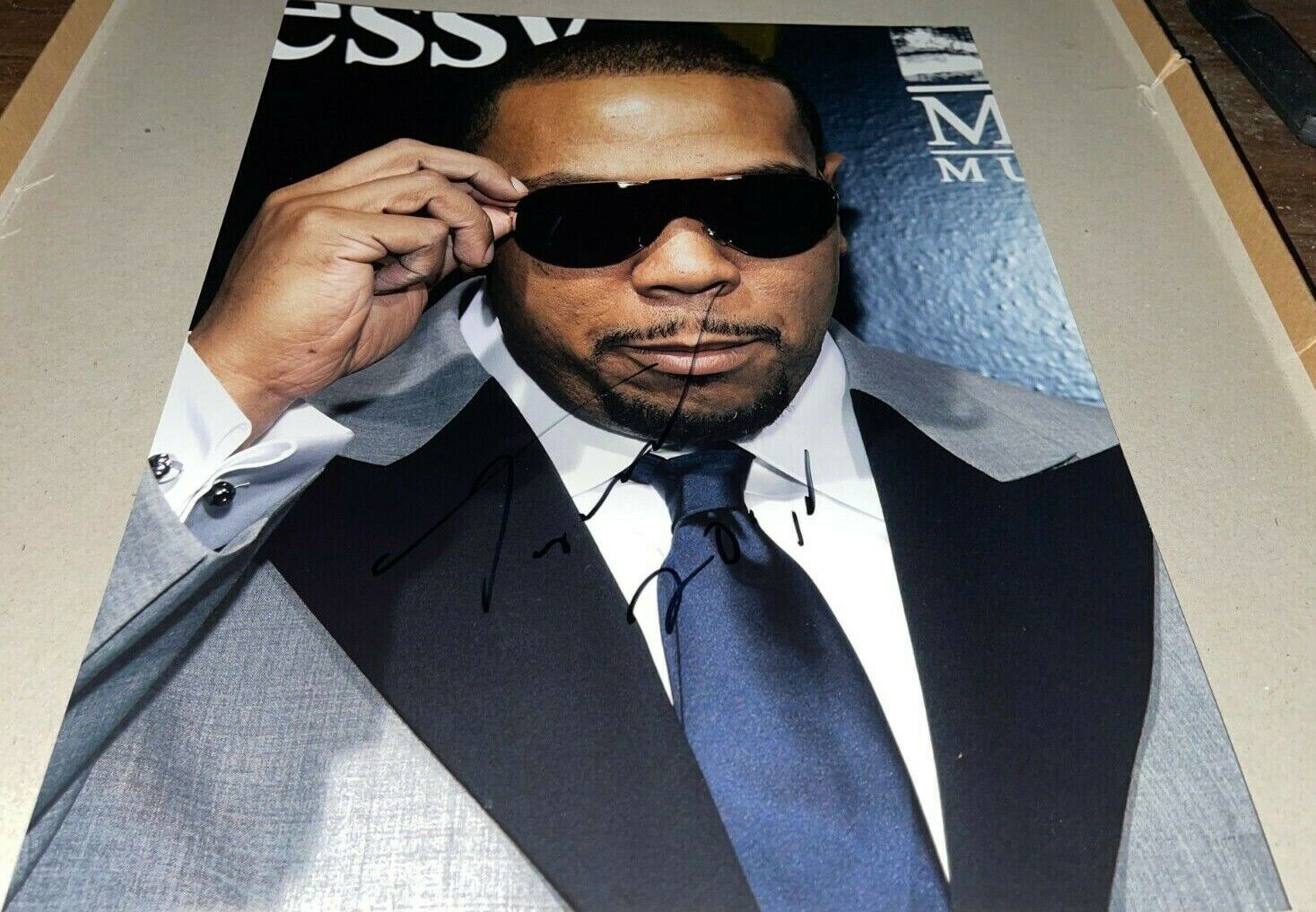 Timbaland Producer Rapper Signed 11x14 Photo Poster painting Autographed W/COA