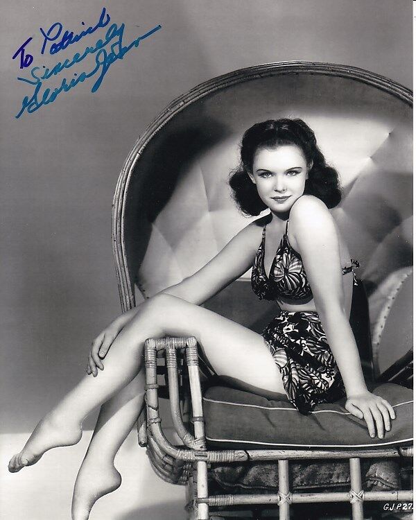 GLORIA JEAN Autographed Signed Photo Poster paintinggraph - To Patrick