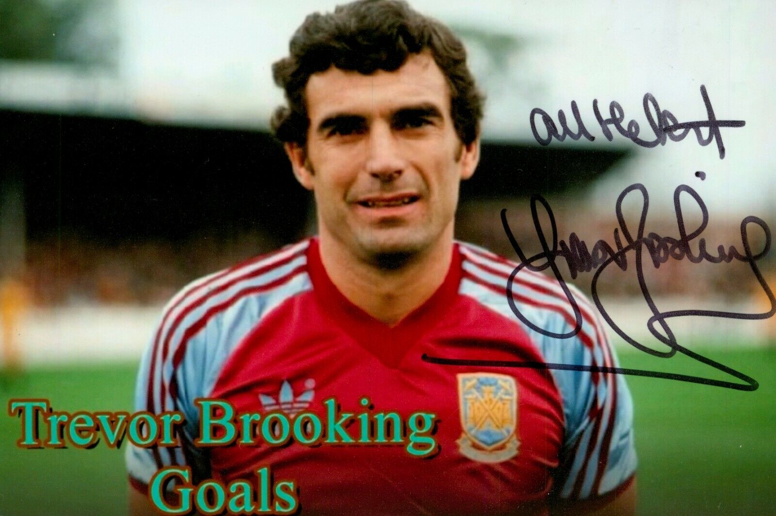 Sir Trevor Brooking Signed 6x4 Photo Poster painting West Ham United England Autograph + COA