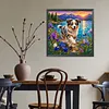 Diamond Painting -5D Full Round Drill Australian Shepherd Puppy(40x40cm)