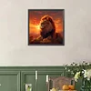 (50*50cm)Lion - Full Round Drill Diamond Painting
