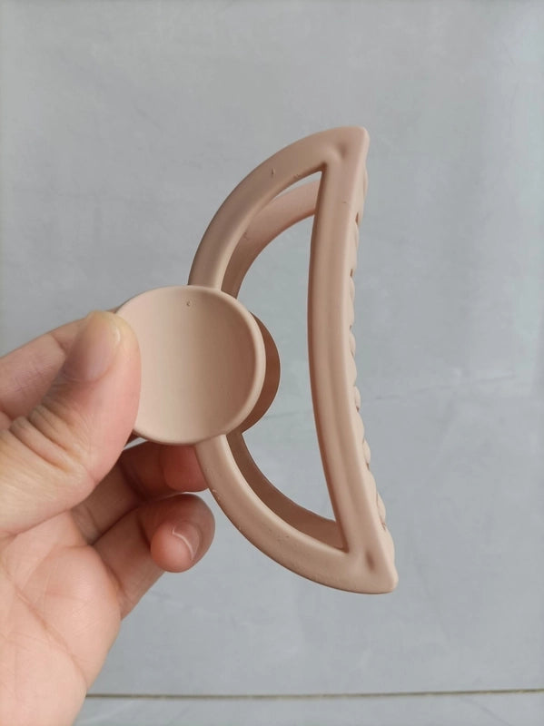 Milk Tea Color Grab Clip Girl’s Hair Grab Head Shark Clip Summer Hair Clip Hair Accessories