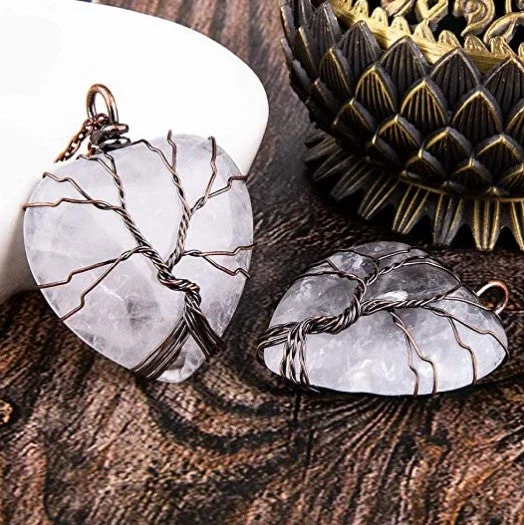 "TREE OF LIFE" HEART NECKLACE