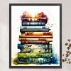 (Stamped/Counted) Stack Of Books-11CT Cross Stitch 60*70cm/23.62*27.56in(Big Size)