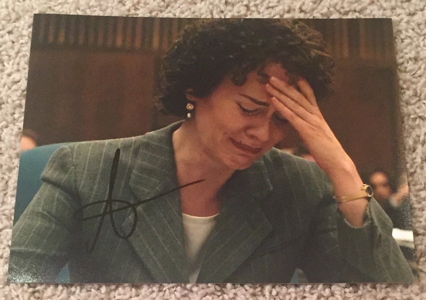 SARAH PAULSON SIGNED AUTOGRAPH MARCIA CLARK THE PEOPLE VS. OJ 8x10 Photo Poster painting w/PROOF