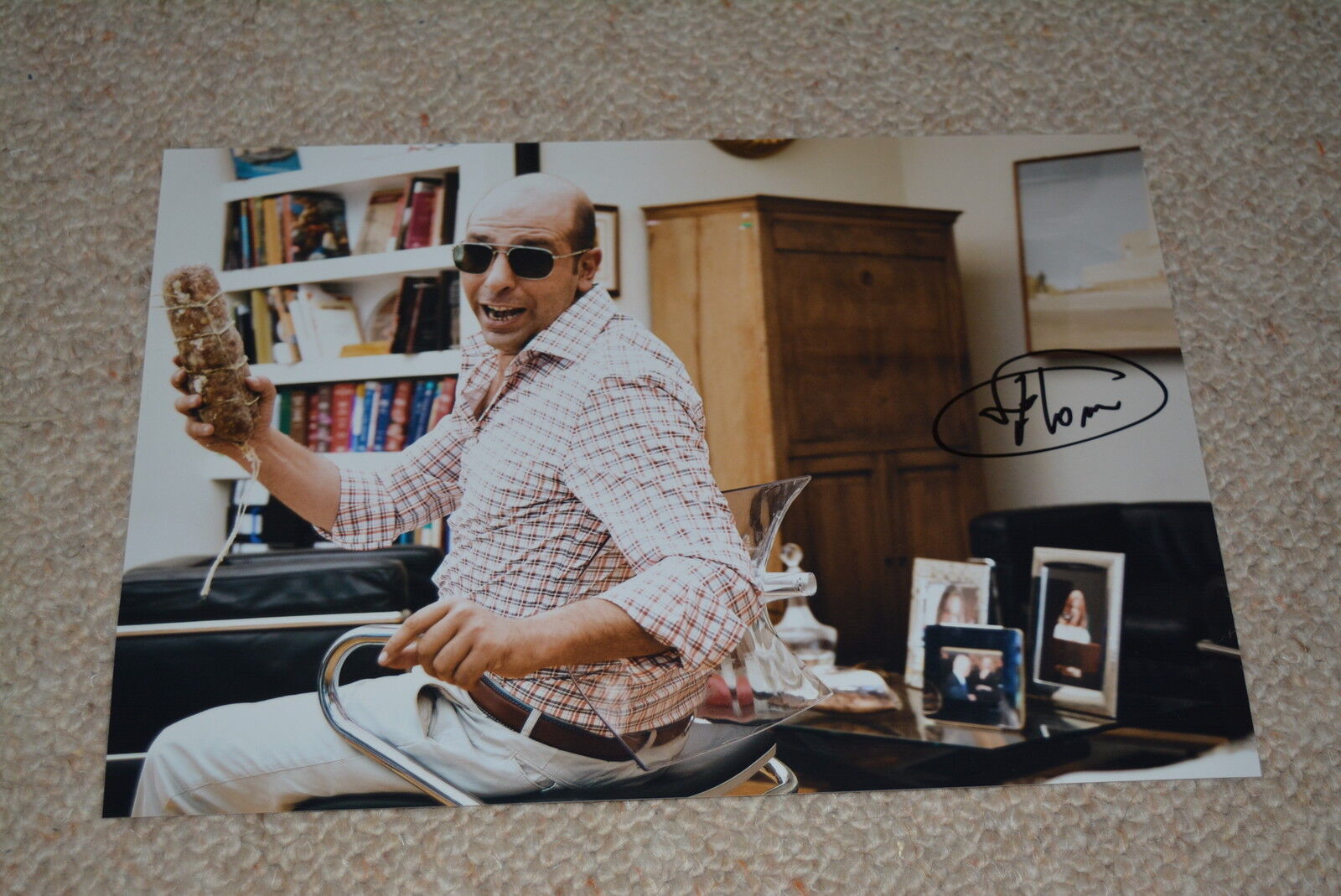 CHECCO ZALONE signed autograph In Person 8x11 ( 20x28 cm) QUO VADO