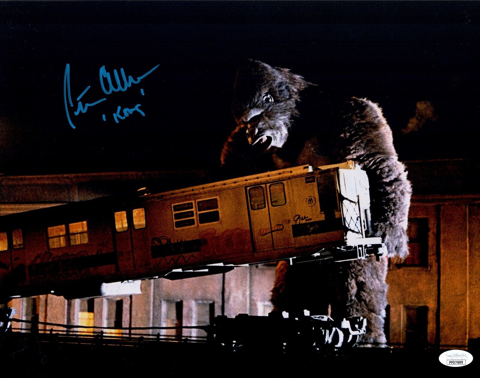 PETER CULLEN Signed KING KONG Metallic 11x14 Photo Poster painting Autograph JSA COA