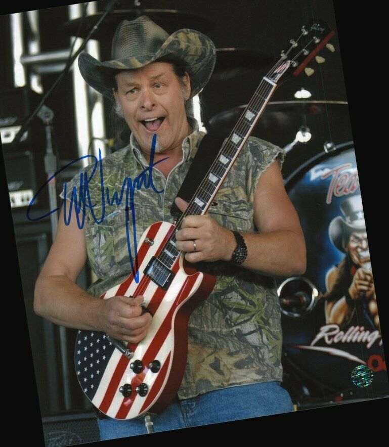 TED NUGENT - The Amboy Dukes Autographed Original 8x10 Photo Poster painting LOA TTM